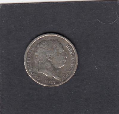 Beschrijving: 1 Shilling  GEORGIUS III